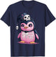Kawaii Gothic Penguin Skulls Goth Pink Pastel graphic art T-Shirt - T-Shirt | Navy