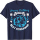 Happy Birthday To The Best Fisherman Funny Birthday Fishing T-Shirt - T-Shirt | Navy