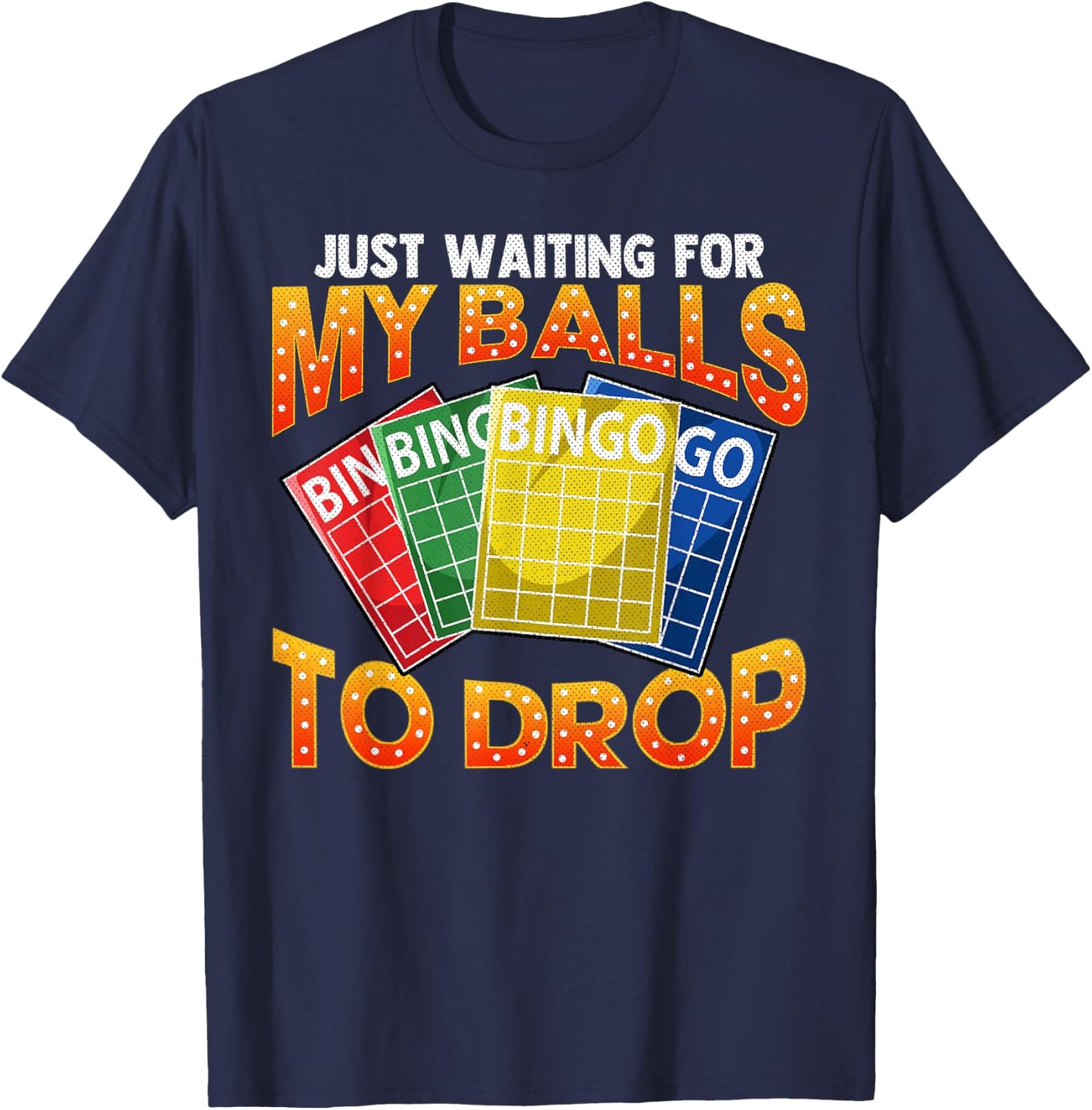 Funny Bingo T-Shirt - T-Shirt | Navy