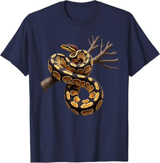 Funny Ball Python Lover Balls Reptile Keeper Snake Owners T-Shirt - T-Shirt | Navy