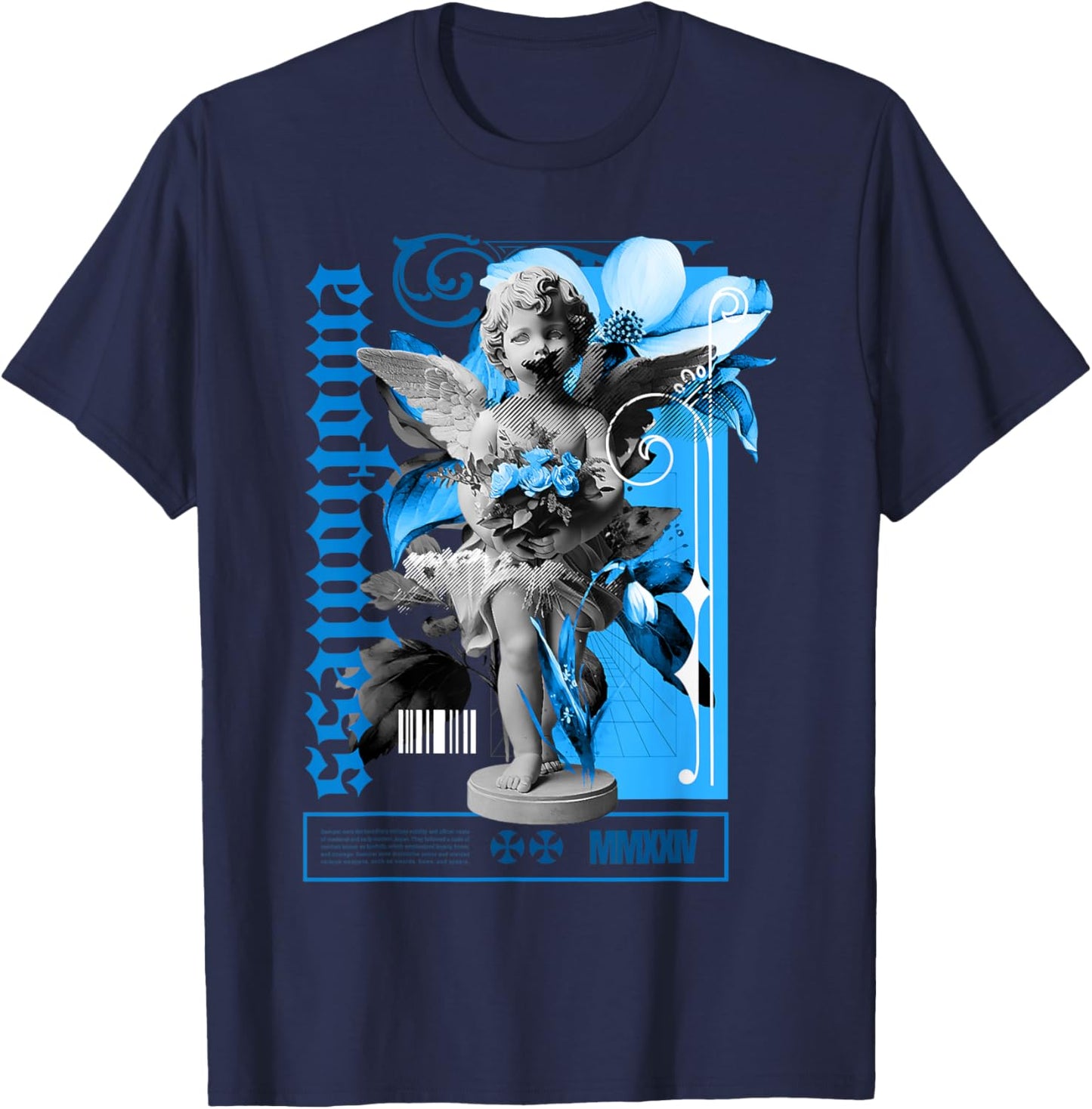 Emotionless Military Blue 4s Matching Women T-Shirt - T-Shirt | Navy