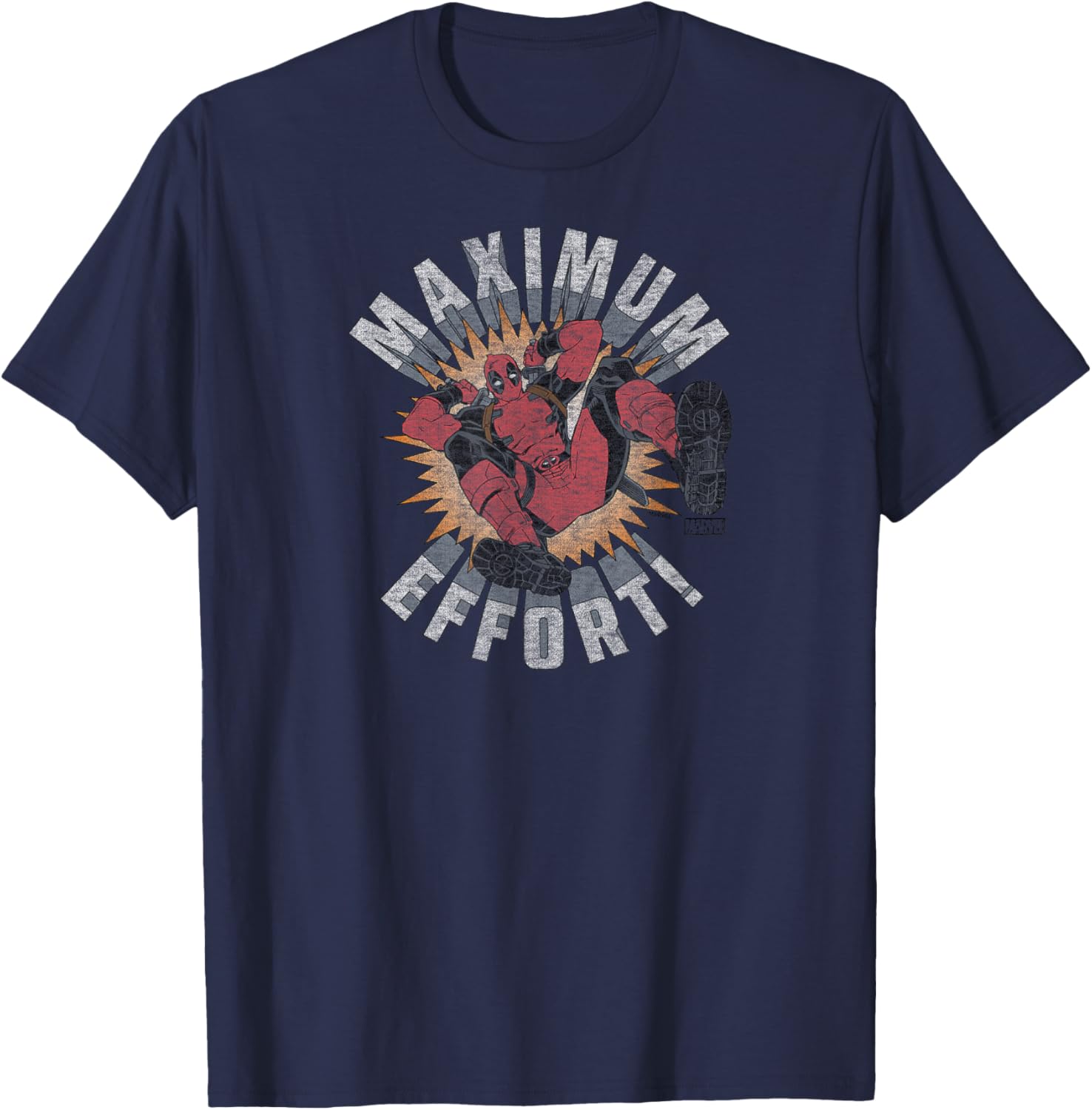 Deadpool - Maximum Effort T-Shirt - T-Shirt | Navy