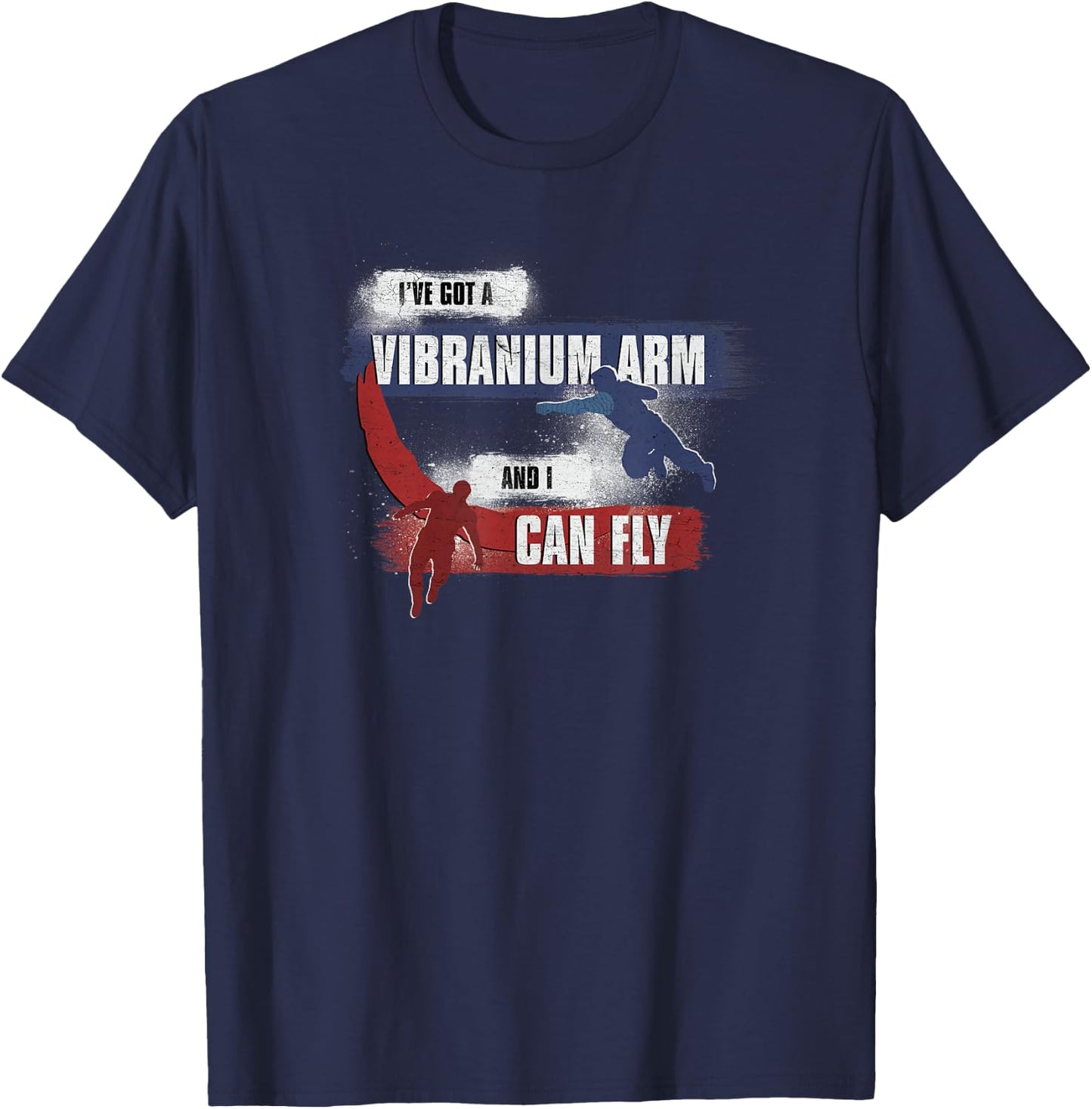 Marvel The Falcon and The Winter Soldier Sam and Bucky T-Shirt - T-Shirt | Navy