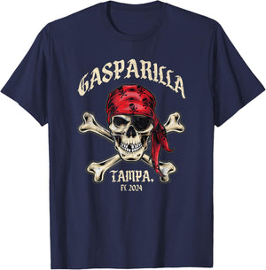 Gasparilla Pirate Fest: Tampa's Treasure of Fun T-Shirt - T-Shirt | Navy