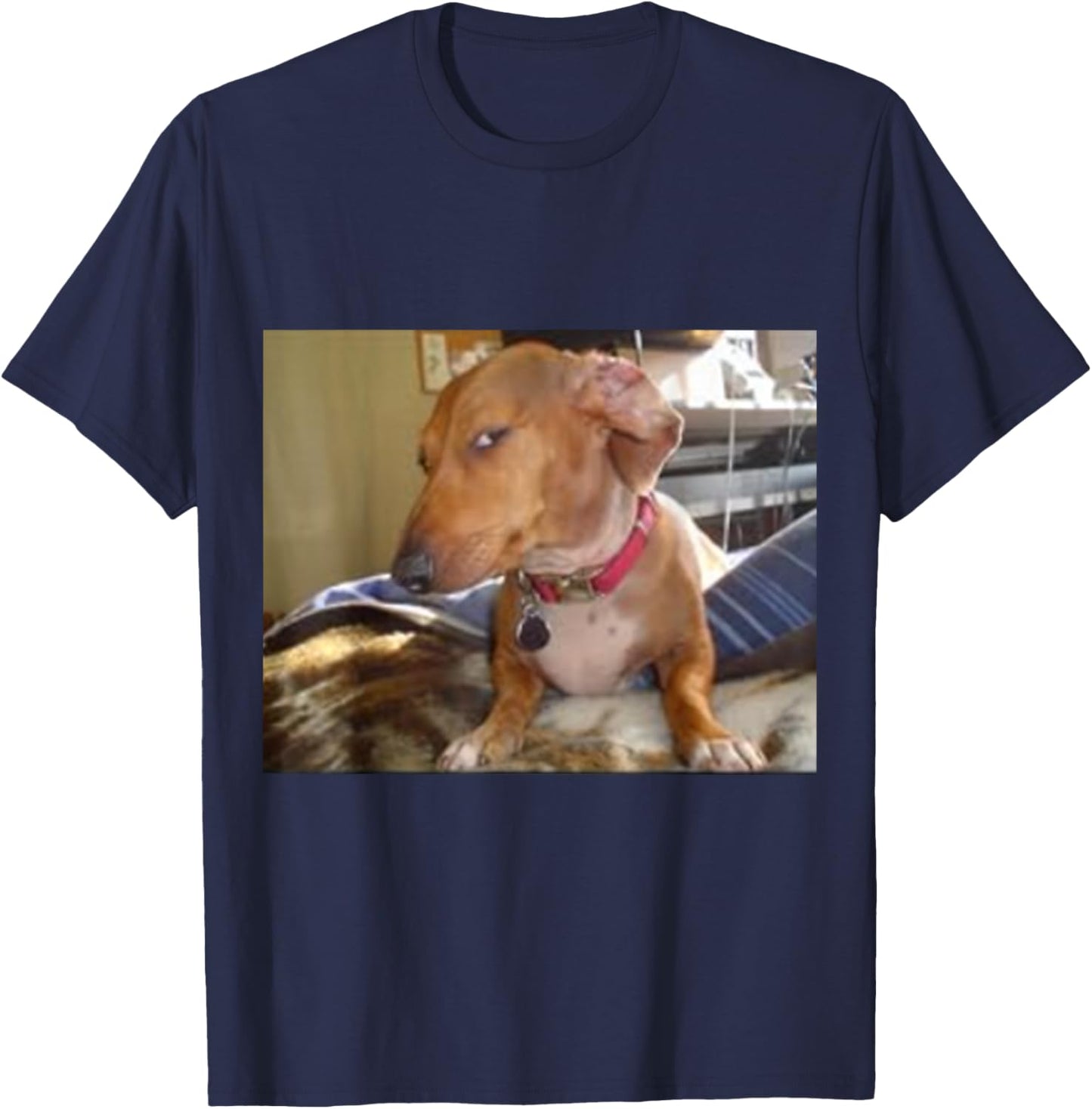 Bombastic Side Eye Funny Dog Women Girls Kids T-Shirt - T-Shirt | Navy