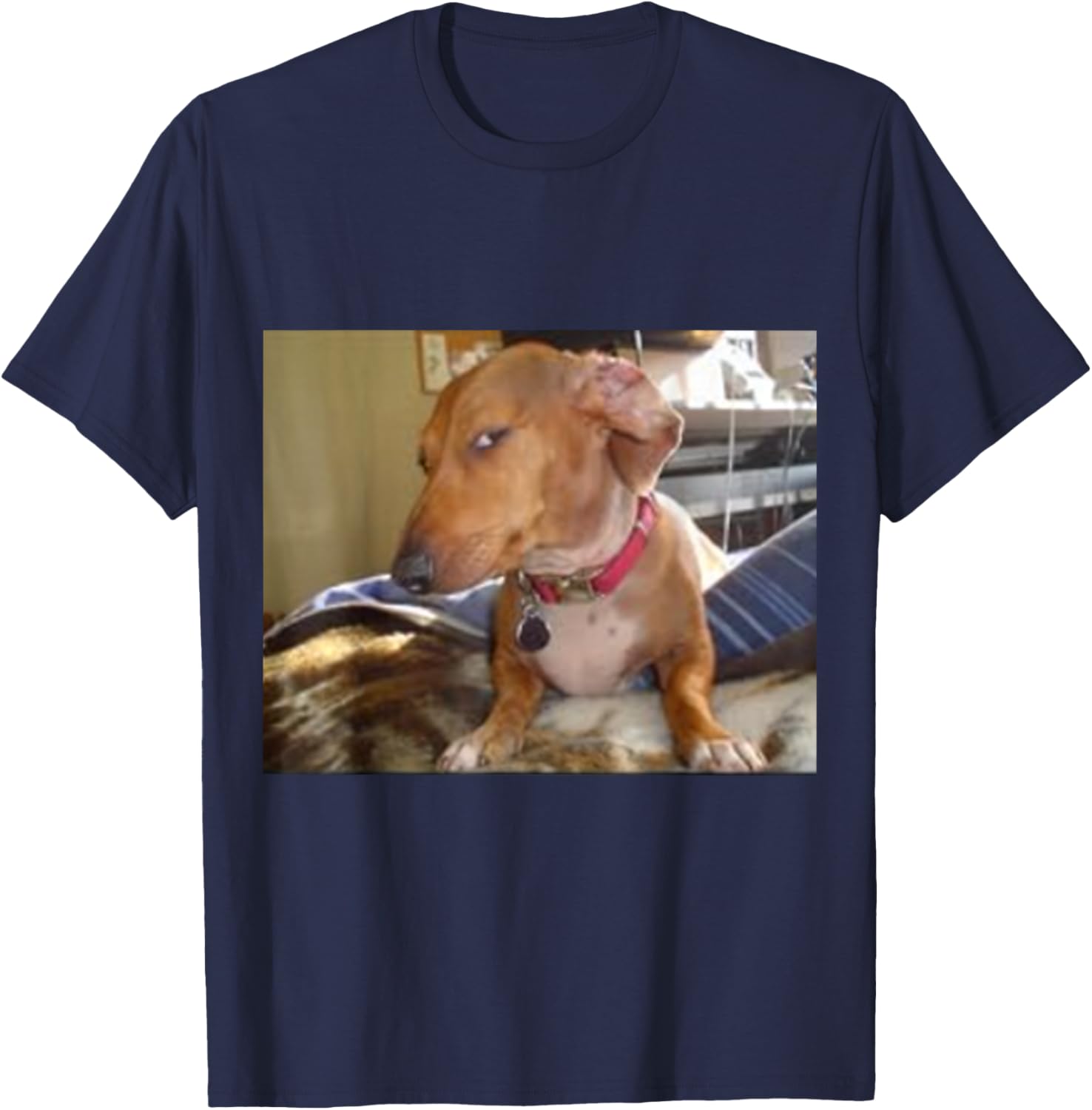 Bombastic Side Eye Funny Dog Women Girls Kids T-Shirt - T-Shirt | Navy