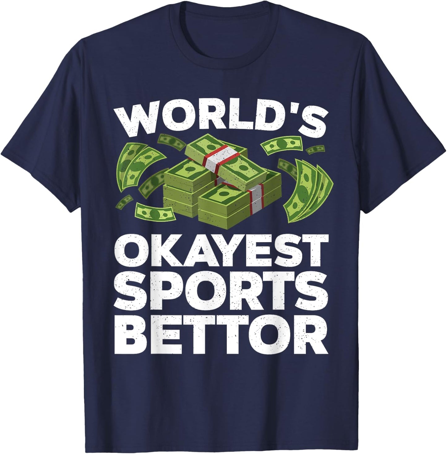Funny Sports Betting Design Women Sports Gambler T-Shirt - T-Shirt | Navy