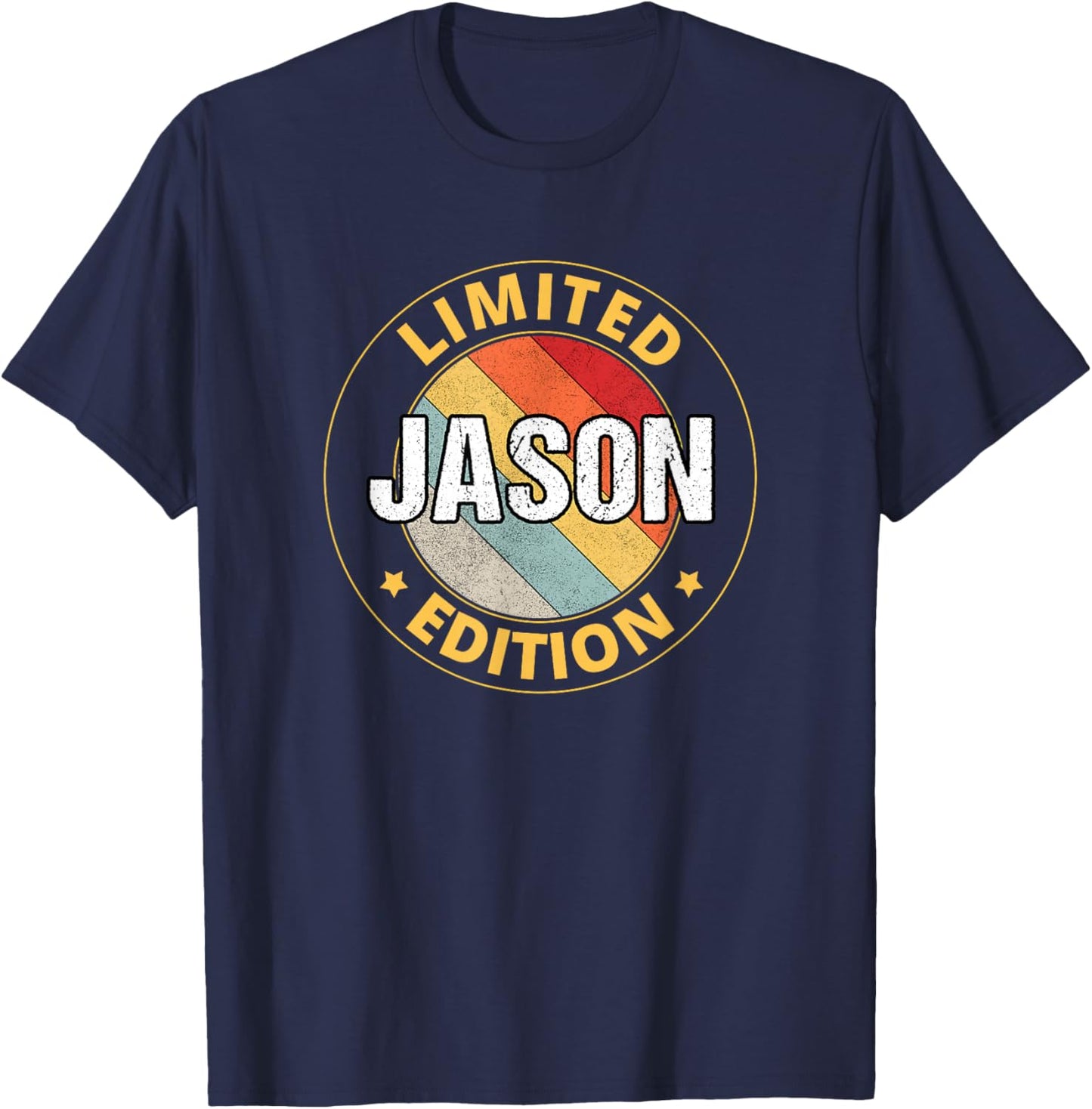 Jason Name T-Shirt - T-Shirt | Navy