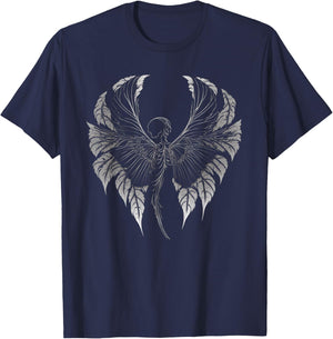 Goth Fairycore Aesthetic gothic fairy Aesthetic T-Shirt - T-Shirt | Navy