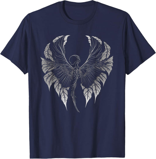 Goth Fairycore Aesthetic gothic fairy Aesthetic T-Shirt - T-Shirt | Navy