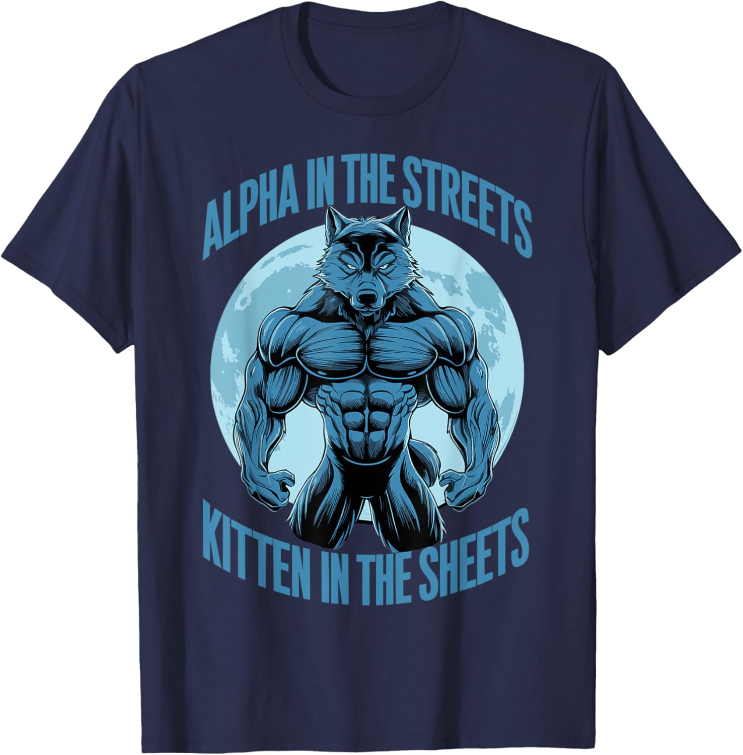 Alpha In The Streets Kitten In The Sheets T-Shirt - T-Shirt | Navy