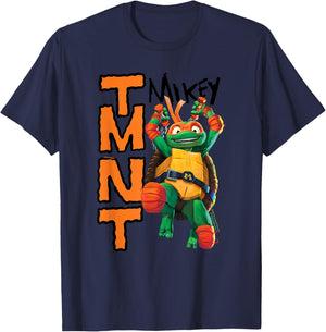 Teenage Mutant Ninja Turtles: Mutant Mayhem Mikey T-Shirt - T-Shirt | Navy
