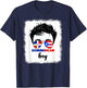 DominiRican Boy Kids Dominican And Puerto Rican Rico Flag T-Shirt - T-Shirt | Navy