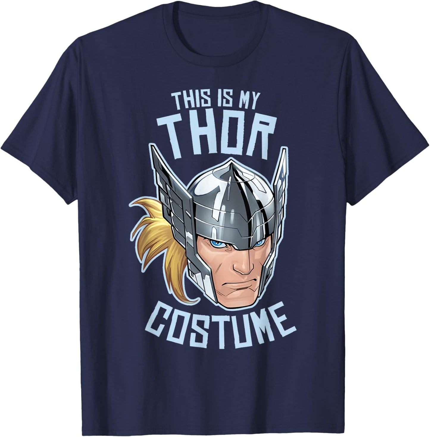 Marvel Thor This Is My Costume Halloween T-Shirt - T-Shirt | Navy