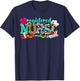 RN Nurse Leopard Print Registered Nurse Nursing School Women T-Shirt - T-Shirt | Navy
