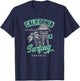 La Jolla Vintage Retro / 70s 80s Throwback Surf T-Shirt - T-Shirt | Navy