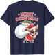 Merry Christmas Chihuahua T-Shirt - T-Shirt | Navy