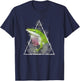 Anole Green Lizard Pet Anoles Reptile Smoke T-Shirt - T-Shirt | Navy
