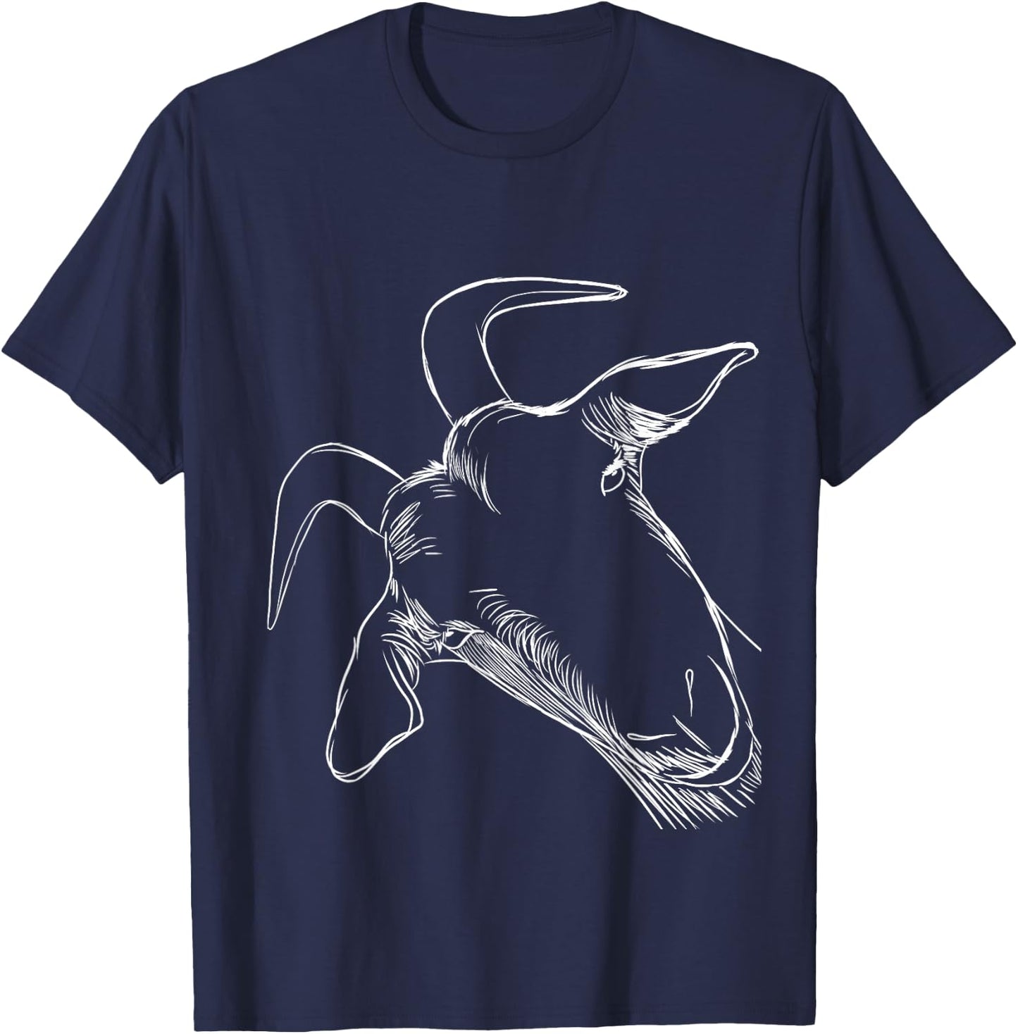 Funny Goat T-Shirt - T-Shirt | Navy