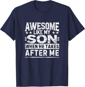 Funny Dad Shirt From Son Men Funny Fathers Day Dad T-Shirt - T-Shirt | Navy