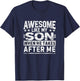 Funny Dad Shirt From Son Men Funny Fathers Day Dad T-Shirt - T-Shirt | Navy