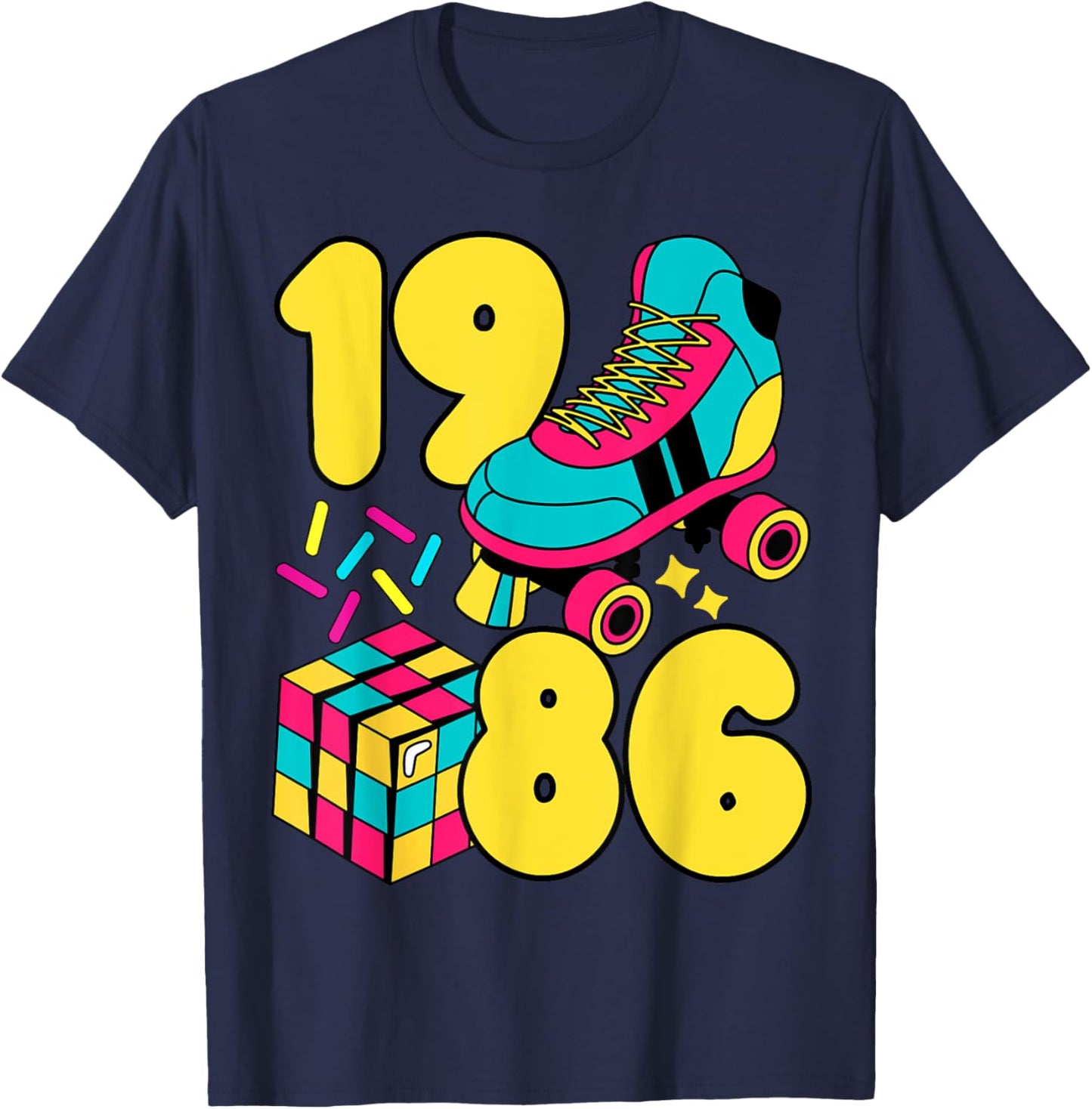 Class of 1986 Graduation High School College Reunion T-Shirt - T-Shirt | Navy