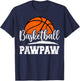 Basketball Pawpaw Basketball Player Game Day Father's Day T-Shirt - T-Shirt | Navy