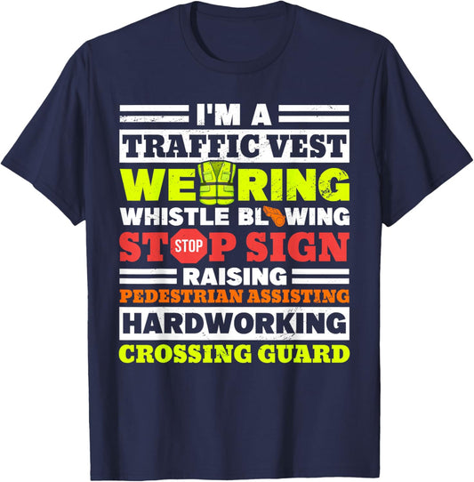 School Crossing Guard T-Shirt - T-Shirt | Navy