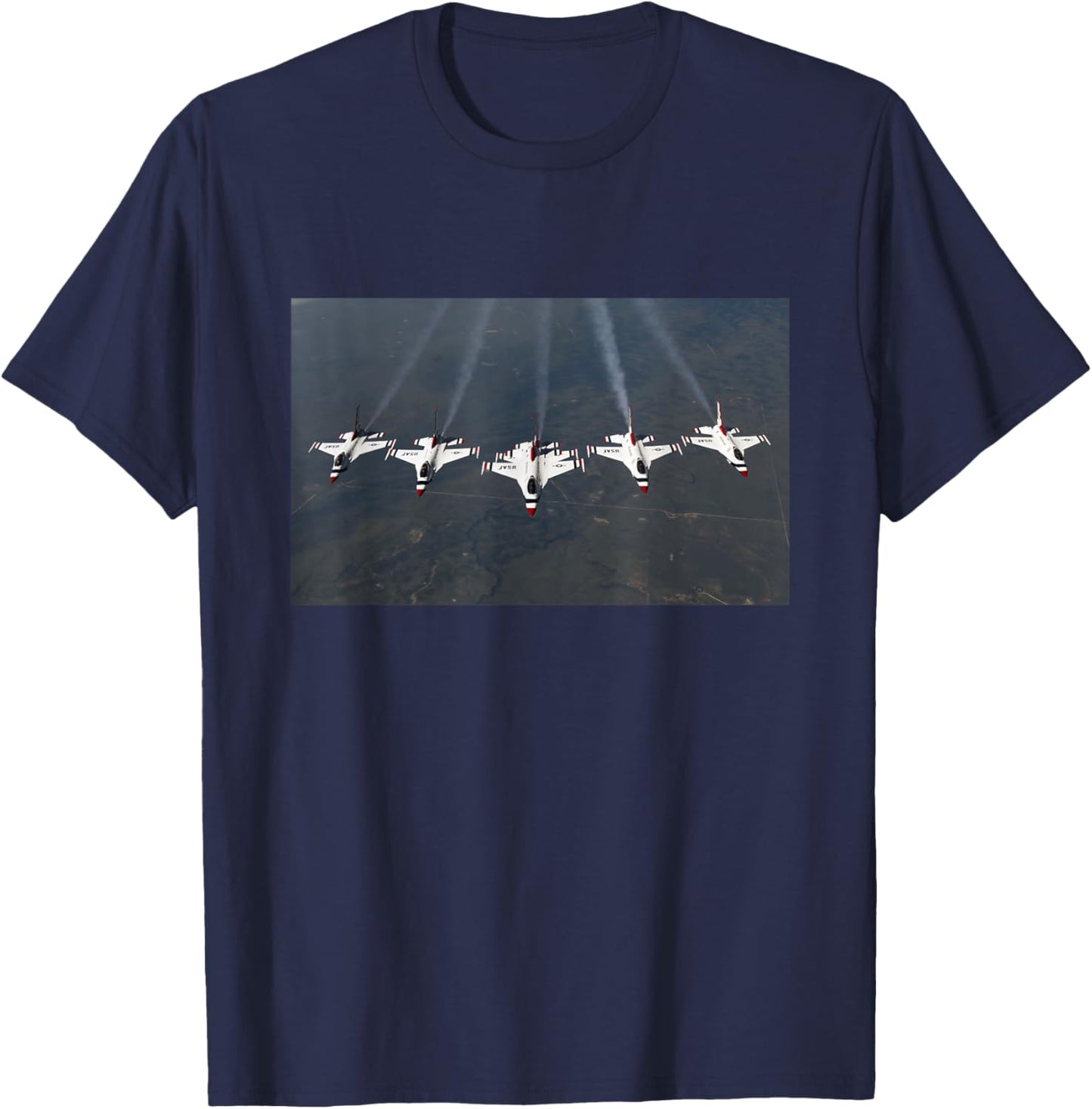 Thunderbirds Tbirds 57th Wing , Small, Black T-Shirt - T-Shirt | Navy