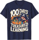 100 Days of School Boys Teacher 100th Day Pirate Outfit T-Shirt - T-Shirt | Navy