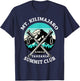 Climbed Mount Kilimanjaro Summit Club Hike Tanzania T-Shirt - T-Shirt | Navy