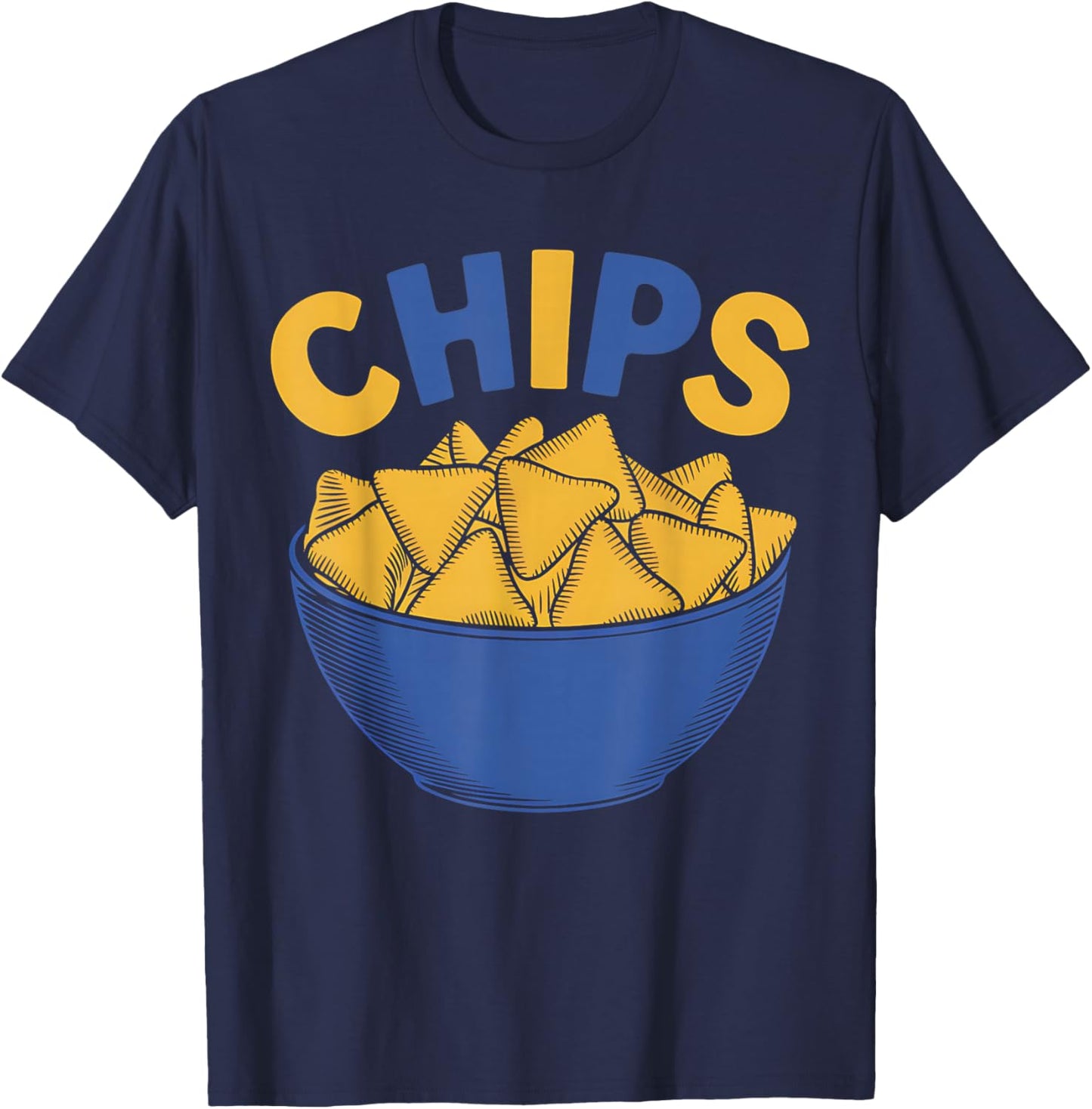 Chips and Salsa Matching Couple Cute Cinco De Mayo T-Shirt - T-Shirt | Navy
