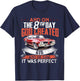 1968 68 GTO Classic Car Old School Muscle Car And On The God T-Shirt - T-Shirt | Navy