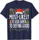 Most Likely To Ask Santa To Define Good Family Christmas T-Shirt - T-Shirt | Navy