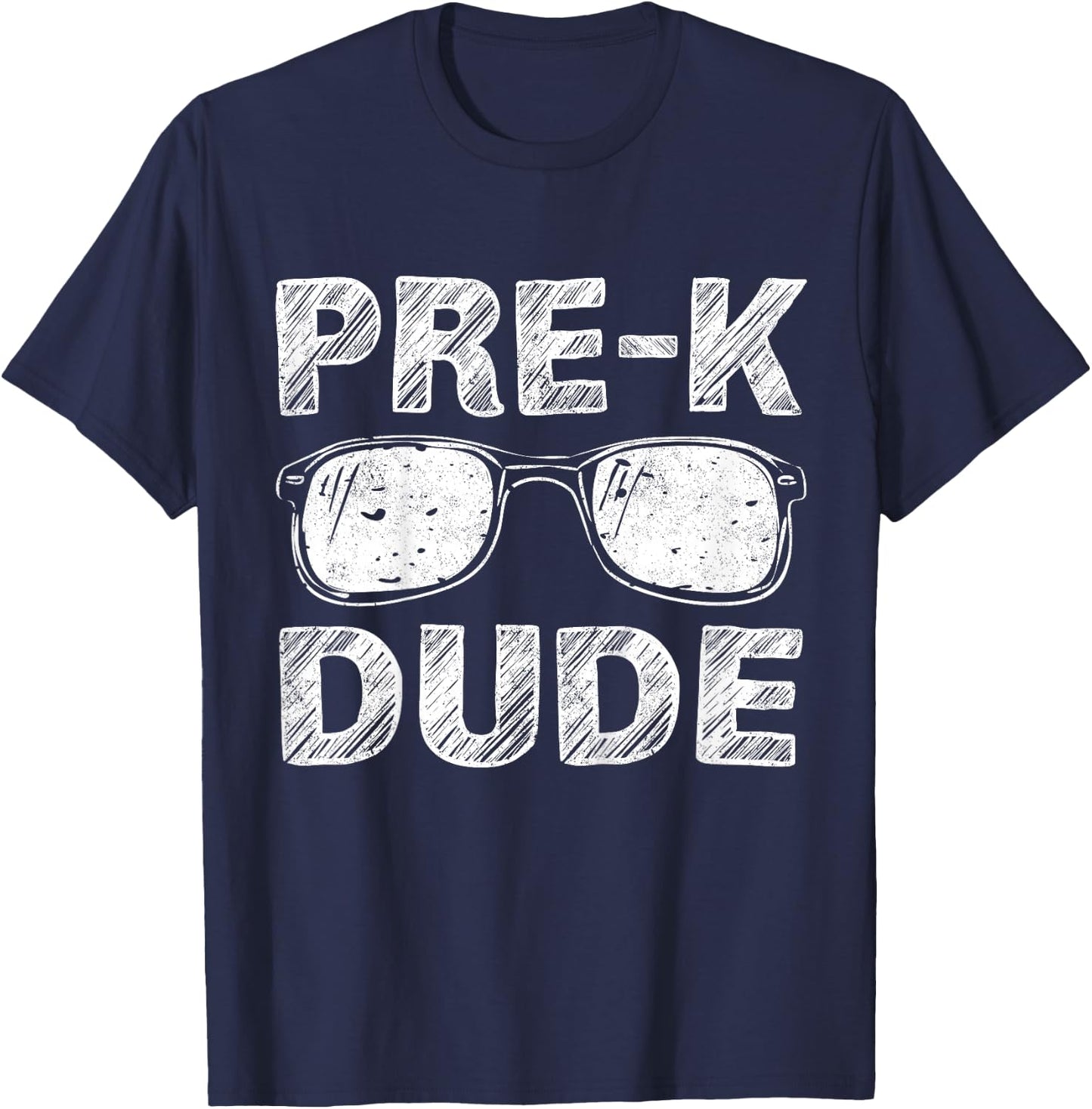 Pre-K Dude First Day of Preschool Gift Back to School T-Shirt - T-Shirt | Navy