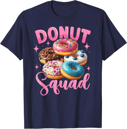 Donut lover funny donut squad donut sprinkles T-Shirt - T-Shirt | Navy