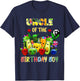 Uncle Of The Birthday Boy Family Fruit Birthday Hey Bear T-Shirt - T-Shirt | Navy