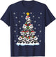 Panda Lover Xmas Gift Panda Christmas Tree T-Shirt - T-Shirt | Navy