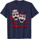 Drama Queen Gray Comedy And Tragedy Theater Masks T-Shirt - T-Shirt | Navy