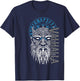 Valhalla & Viking Compass - Odin Design T-Shirt - T-Shirt | Navy