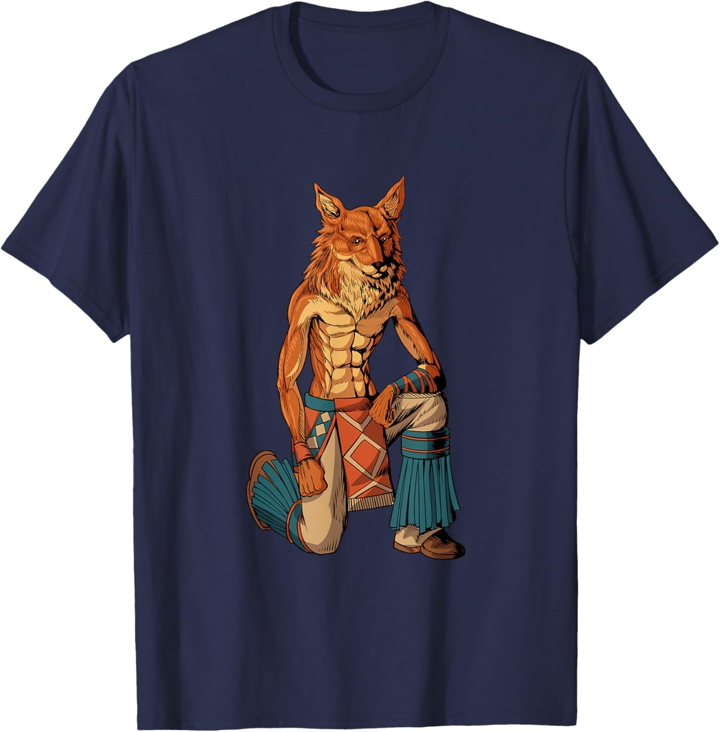 Trickster Coyote T-Shirt - T-Shirt | Navy