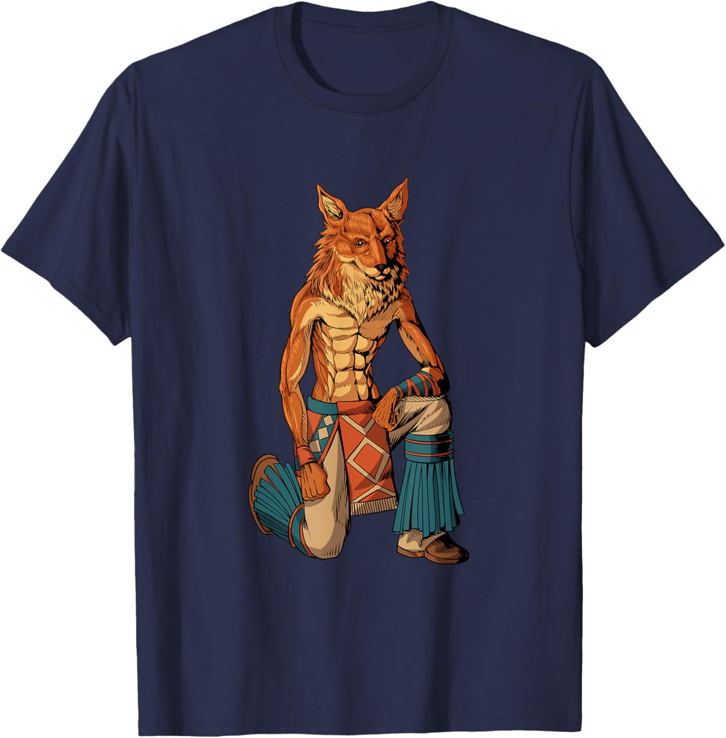 Trickster Coyote T-Shirt - T-Shirt | Navy