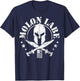 Epic Patriotic American Flag Molon Labe Spartan Military T-Shirt - T-Shirt | Navy