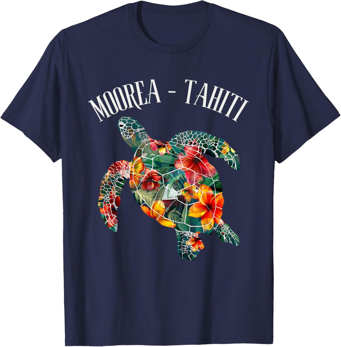 French Polynesia Moorea Tahiti T-Shirt - T-Shirt | Navy