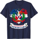 Coat of Arms Republica Dominicana For Kids & Dominican Flag T-Shirt - T-Shirt | Navy