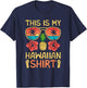 Tropical Flowers T-Shirt - T-Shirt | Navy
