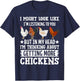 Funny Chicken Shirt Men Farmer Chicken T-Shirt - T-Shirt | Navy