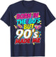80er 90er Jahre Outfit Party Mottoparty Kostüm Damen Herren T-Shirt - T-Shirt | Navy
