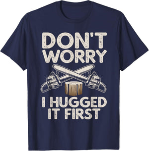 Cute Lumberjack Design Women Logging Arborist Logger T-Shirt - T-Shirt | Navy