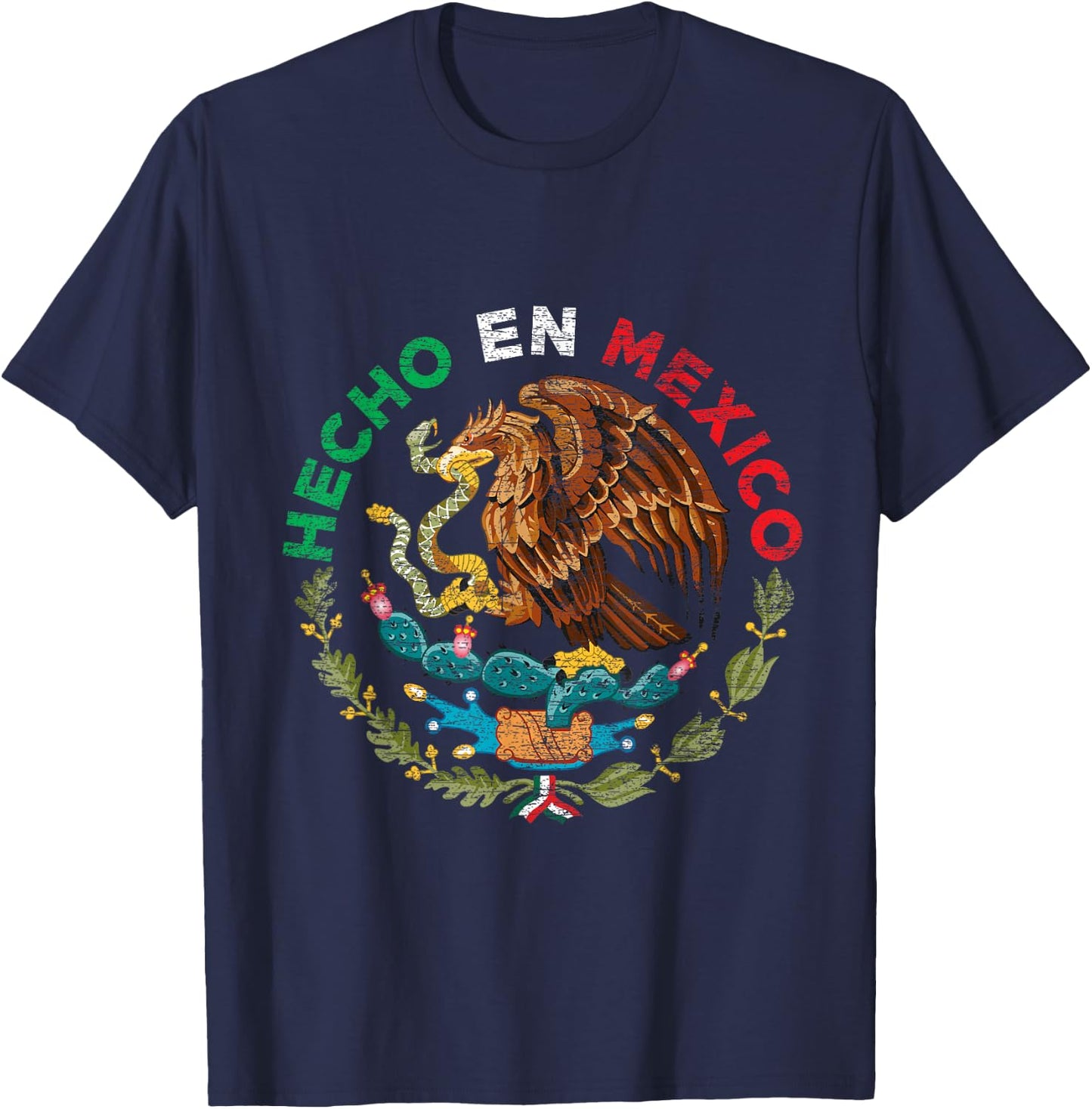 Hecho En Mexico - Cinco De Mayo Latino Shirts T-Shirt - T-Shirt | Navy